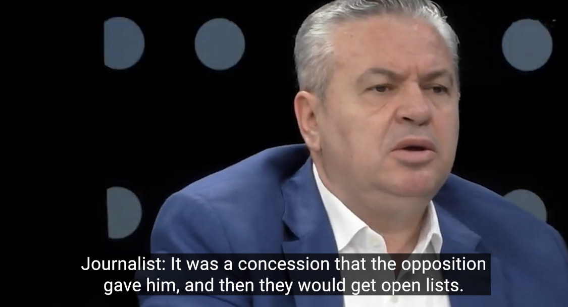 VIDEO/ Momenti kur deputeti Murrizi pranon qe heqja e koalicioneve ishte kerkese e Rames