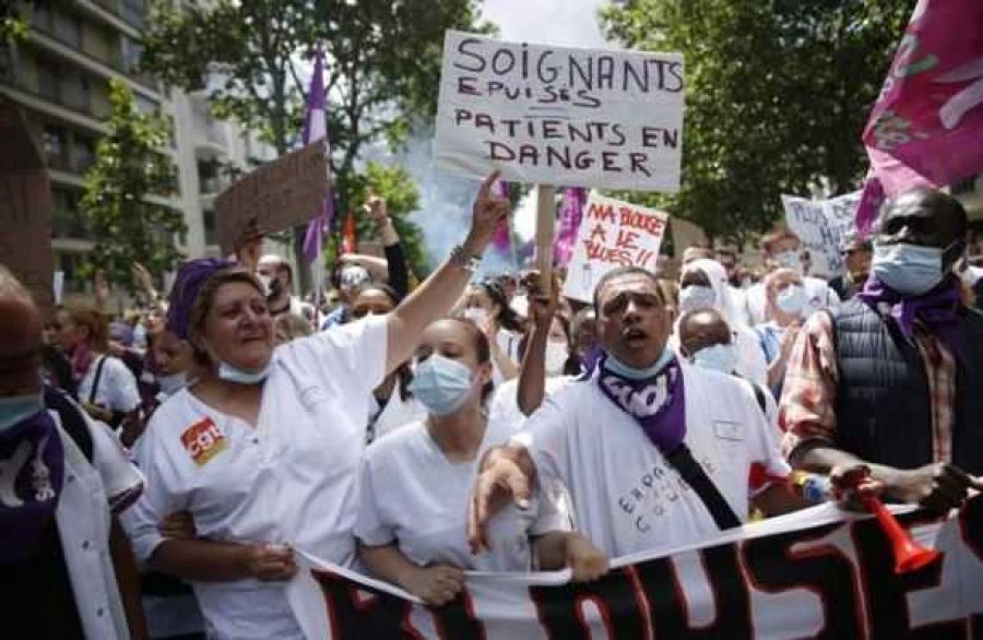 Rritje historike e pagave ne Francë për punonjësit e sistemit shëndetësor