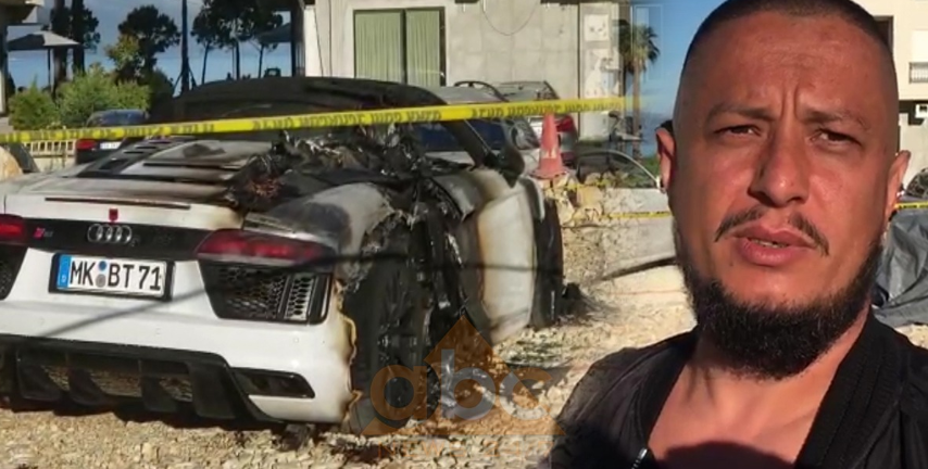 Digjet automjeti luksoz në Vlorë, pronari: Jam me pushime, s’kam asnjë konflikt