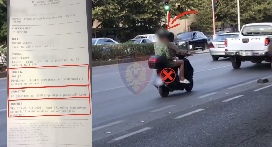 Policia, ndeshkime udhetareve me motor pa kaske