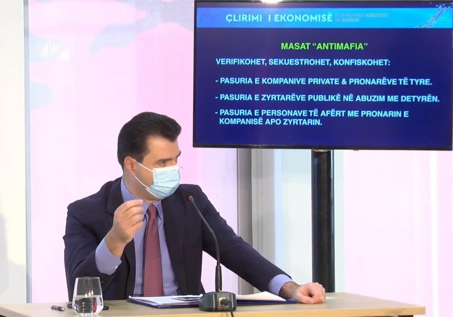 FOTO/Basha prezanton platformën anti-oligarki: Ja si do t’i gjurmojmë dhe kthejmë paratë që iu janë marrë shqiptarëve