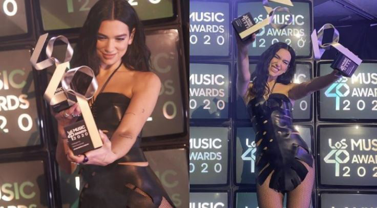 Dua Lipa rrëmben dy cmime të mëdha ndërkombëtare