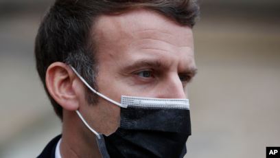 Presidenti francez, Emmanuel Macron i prekur me koronavirus