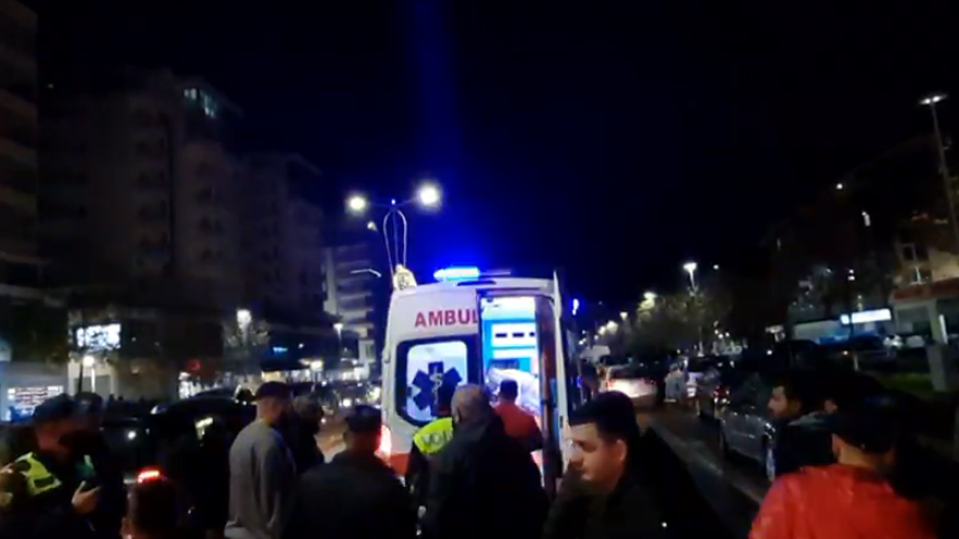 Aksident në Vlorë, këmbësorja çohet me urgjencë në spital