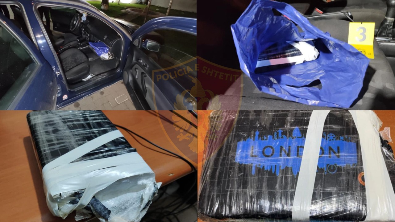 TAPIZË/ Babë e bir kapen me mijëra euro kokainë në makinë