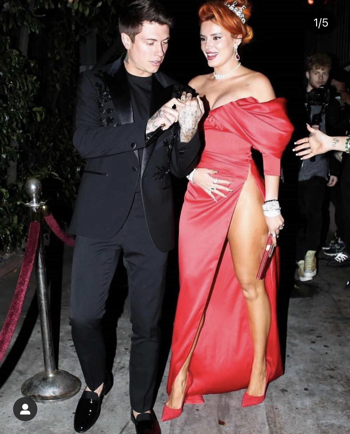 FOTO/ Nje sukses i ri per stilistin shqiptar, fustani per aktoren e huaj