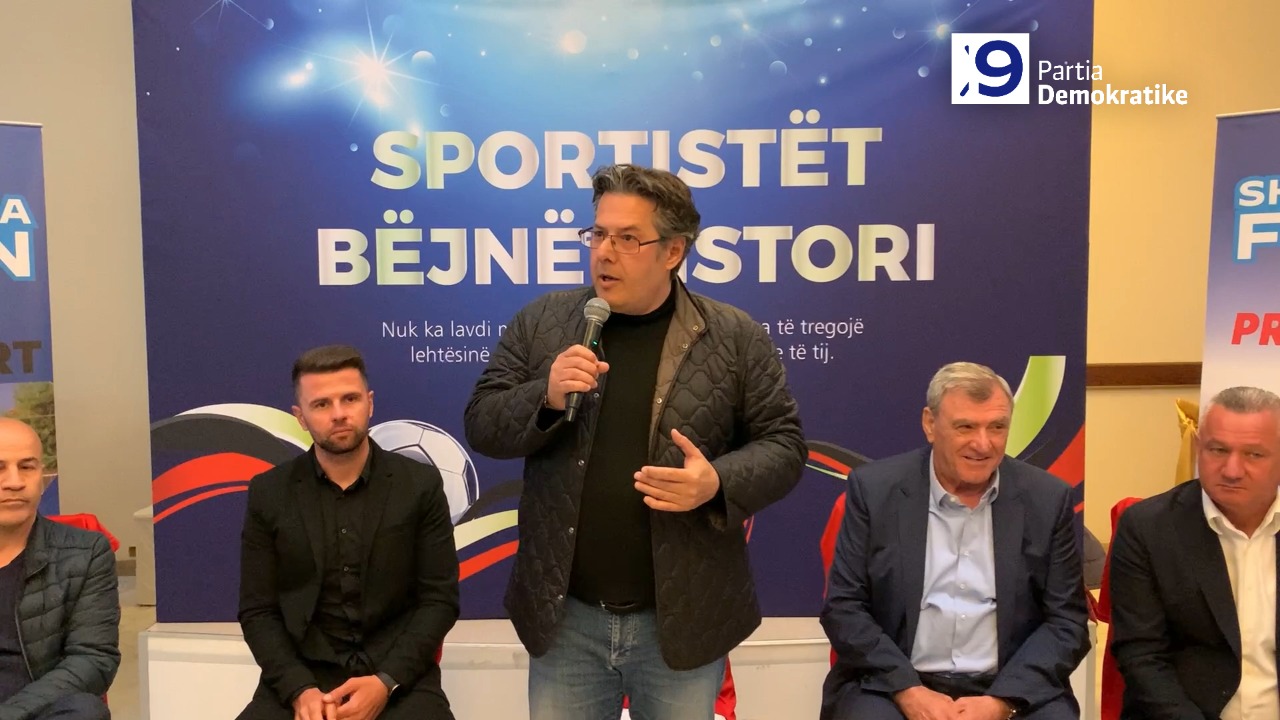 Edi Paloka: PD në krah të sportistëve. Jeni aleatët tanë më të mirë