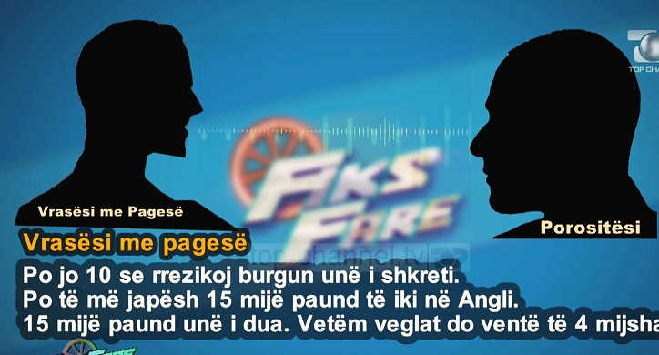 PËRGJIMI/ Vrasësi me pagesë bën pazarin me porositësin, denoncimi i rrallë nga personi që duhet të vritej