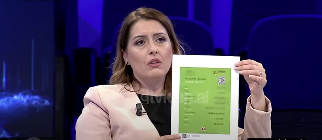 Si do të lëshohet pasaporta e vaksinimit në Shqipëri, shpjegon ministrja Manastirliu