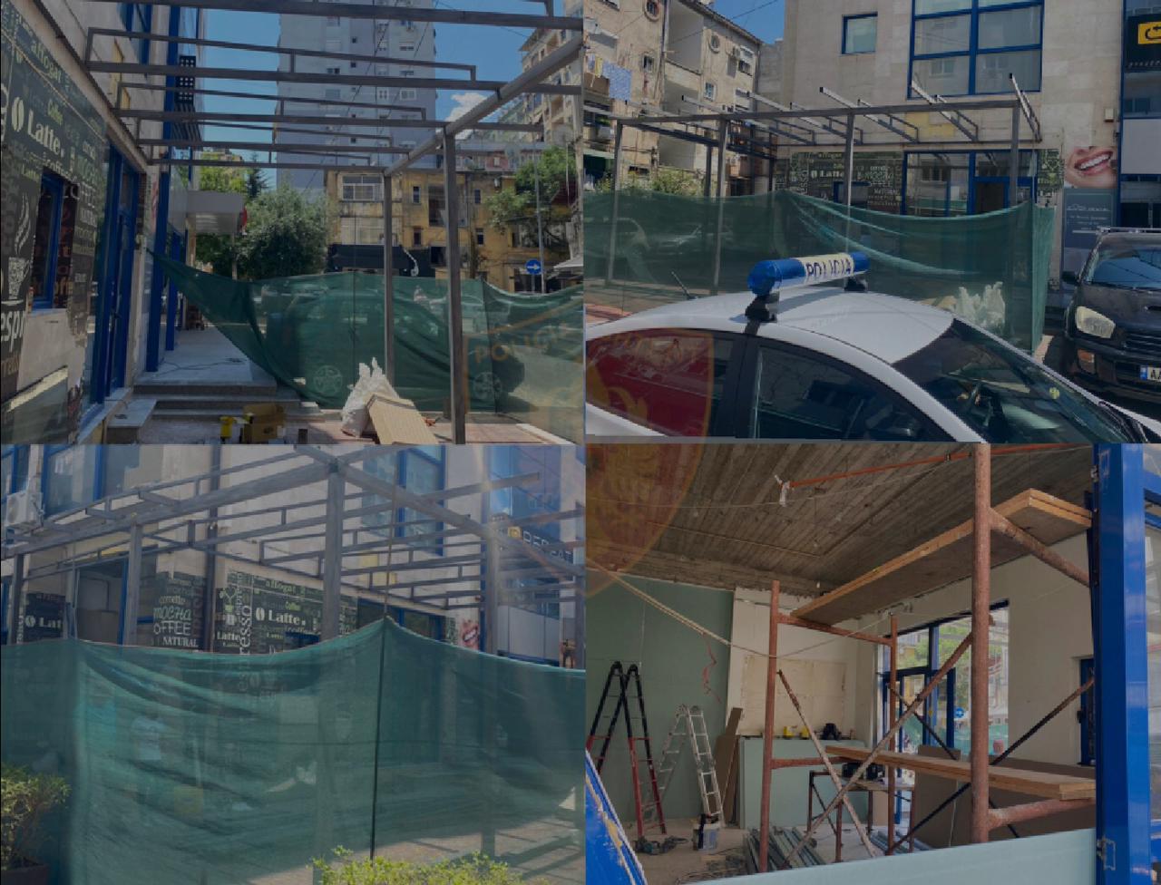 Në Tiranë bëhet nami, por policia arreston në Zall Bastar për ndërtim pa leje