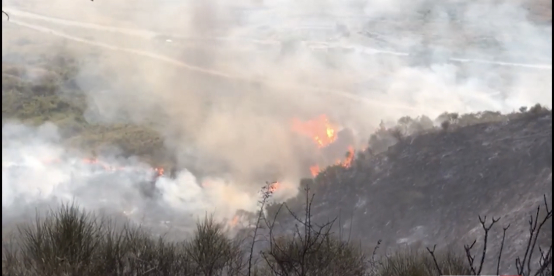 Kalimash, qindra  makina të bllokuara, tymi i zjarrit bllokon pagesat e taksës 5 euro