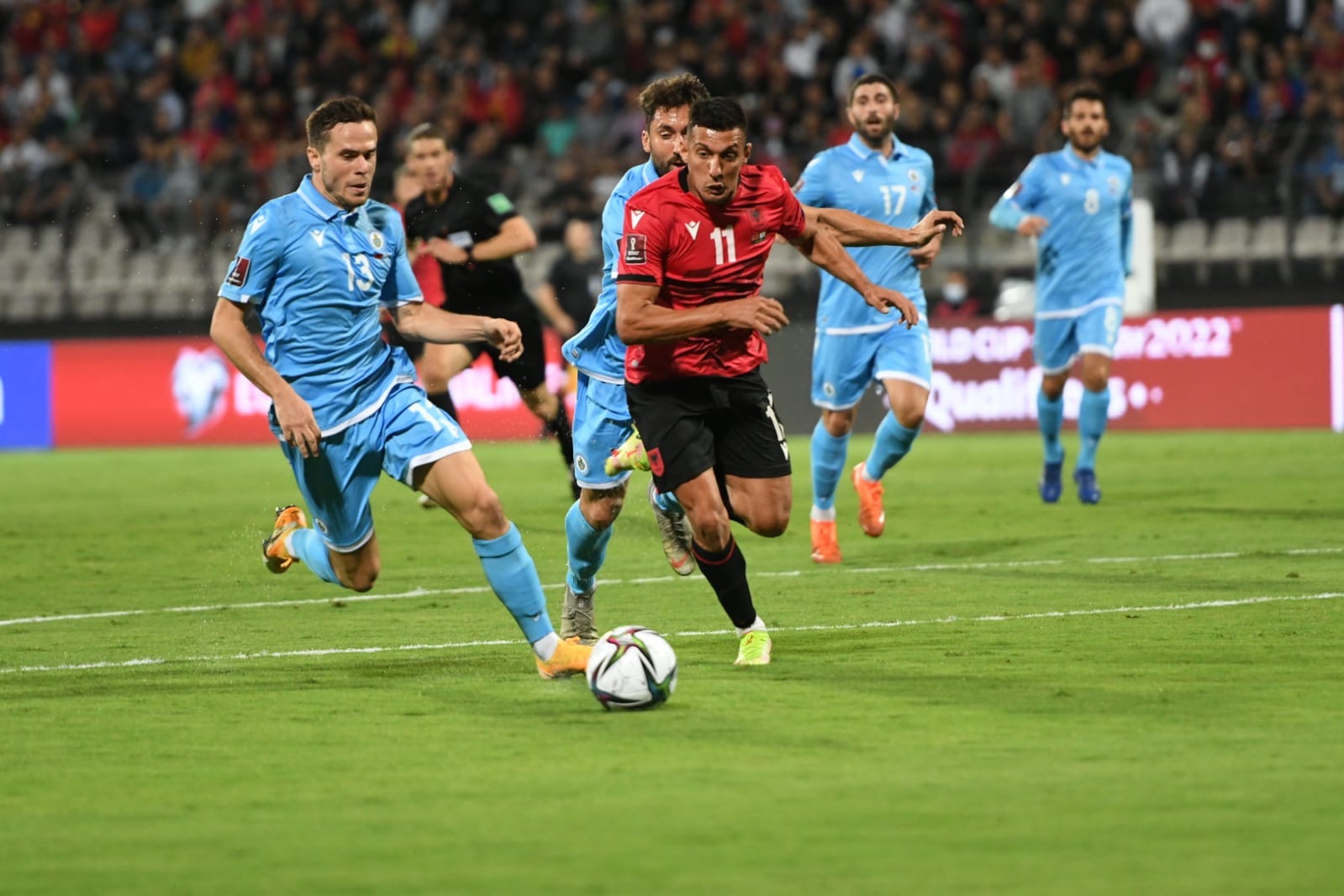 Shqipëri-San Marino, shënon Manaj, festë në stadium