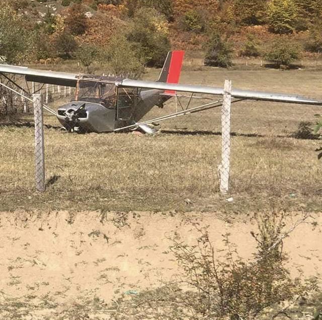 FOTOLAJM/ Ja avioni që ra në Kelmend