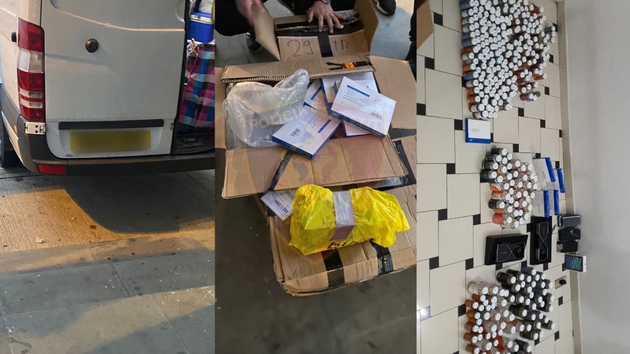 Rapit test kontrabandë, policia e Durrësit kap një sasi medikamentesh