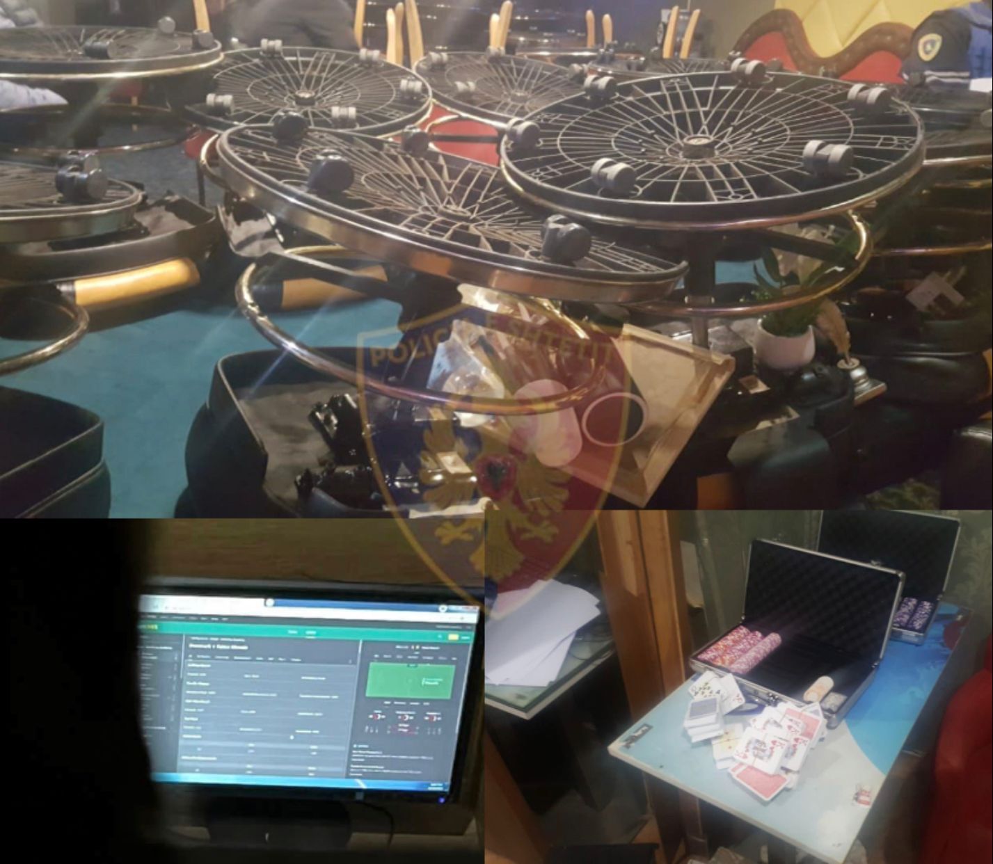 TIRANË/ Bllokohen 6 lokale me lojëra fati, 5 persona në pranga