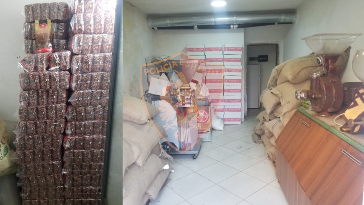 Sekuestrohen në Kukës 3 ton kafe kontrabandë