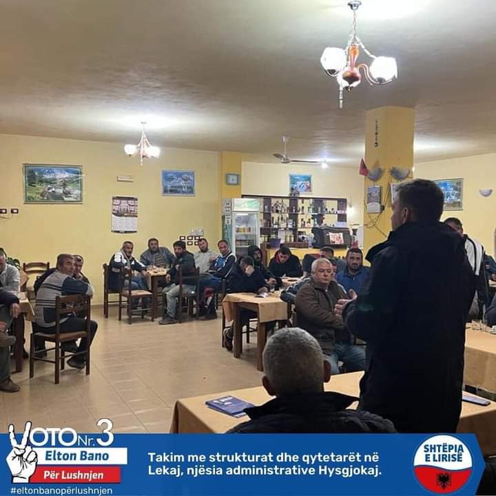 Elton Bano merr mbështetje edhe në fshatrat Gramsh,Shegas dhe Lekaj