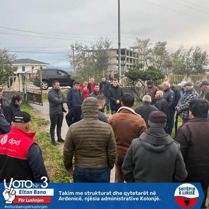 Elton Bano, takim me banorët e njësisë së Kolonjës, premton vëmendje te fermerët
