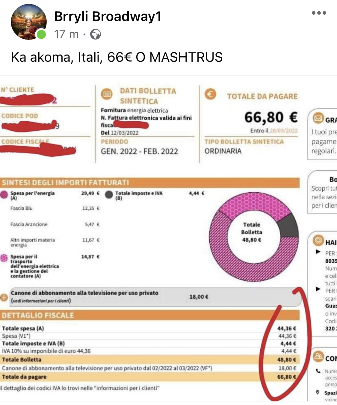 Faqja e njohur shqiptare më Facebook, lumë faturash nga Italia dhe vende të tjera: Shikoji o mashtrus!