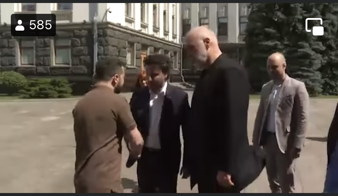 Zelenski ngatërron Ramën në postimin në twitter, e quan..