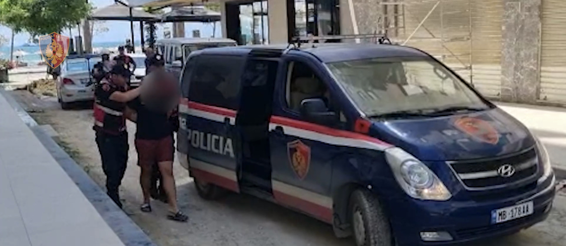 VIDEO/ Momenti i arrestimit të Edison Kondit, bëri ‘luftë’ sot në plazhin Bora bora në Rradhimë