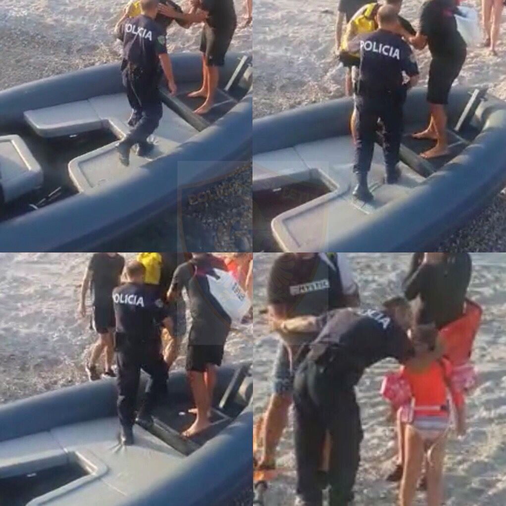 Shpëtohet në det afër Dhermiut familja çeke në një kayak