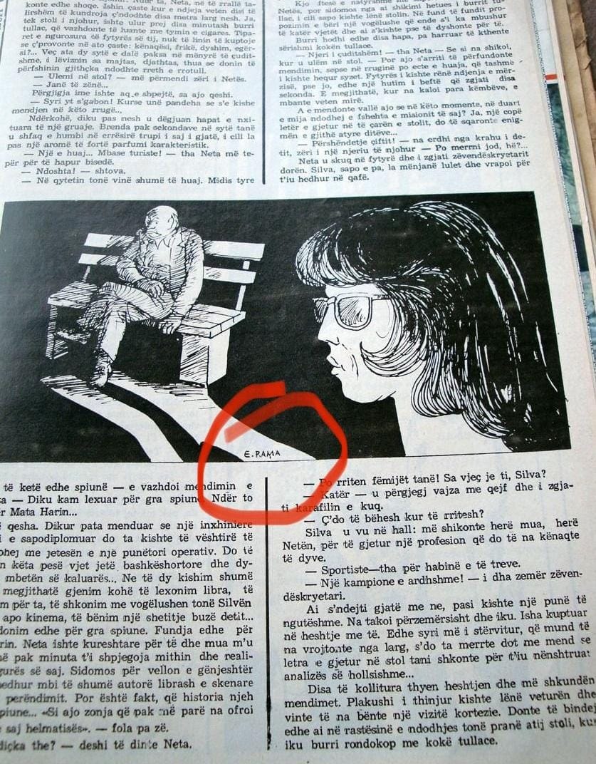 Meta i kthen përgjigje me foto: Kur Edi Rama karikaturonte për revistën e Sigurimit të Shtetit