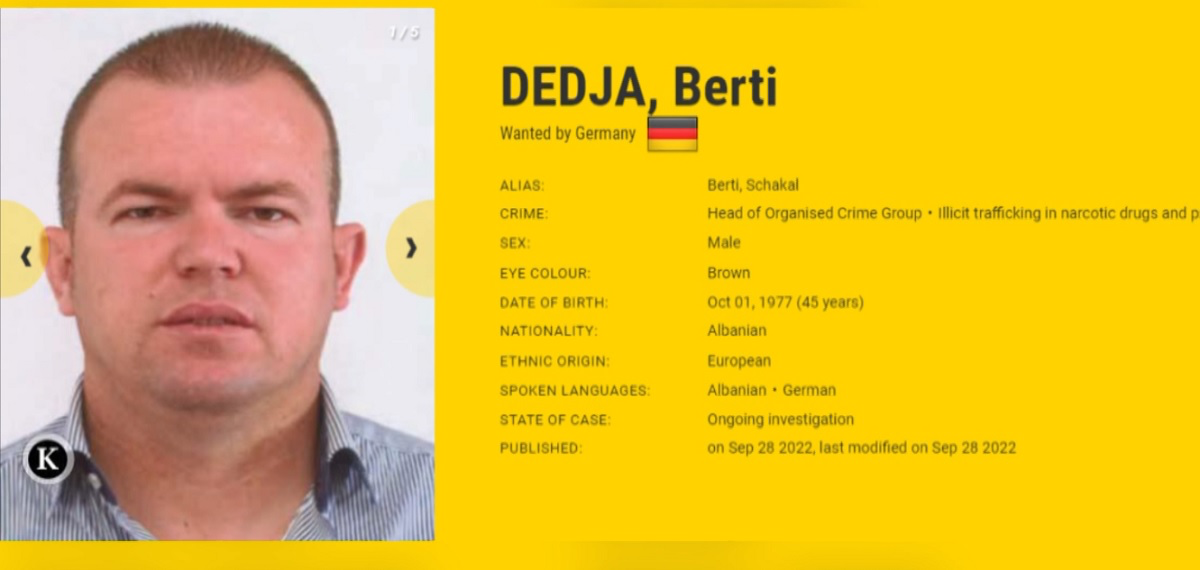 Kush është Berti Dedja, çfarë ka bërë që Interpol e kërkon në 5 vende