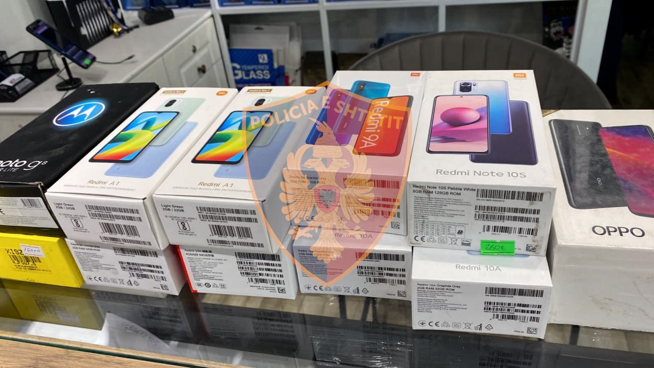 Zbulohet dyqani i celularëve kontrabandë, policia jep detajet