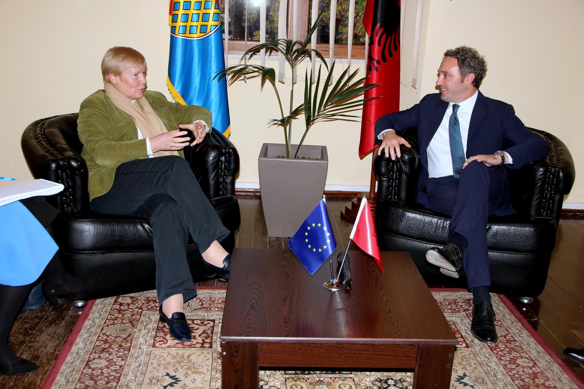 Nis të griset perdja e izolimit ndërkomnëtar për partinë e Berishës, Spahia takim me ambasadoren e BE