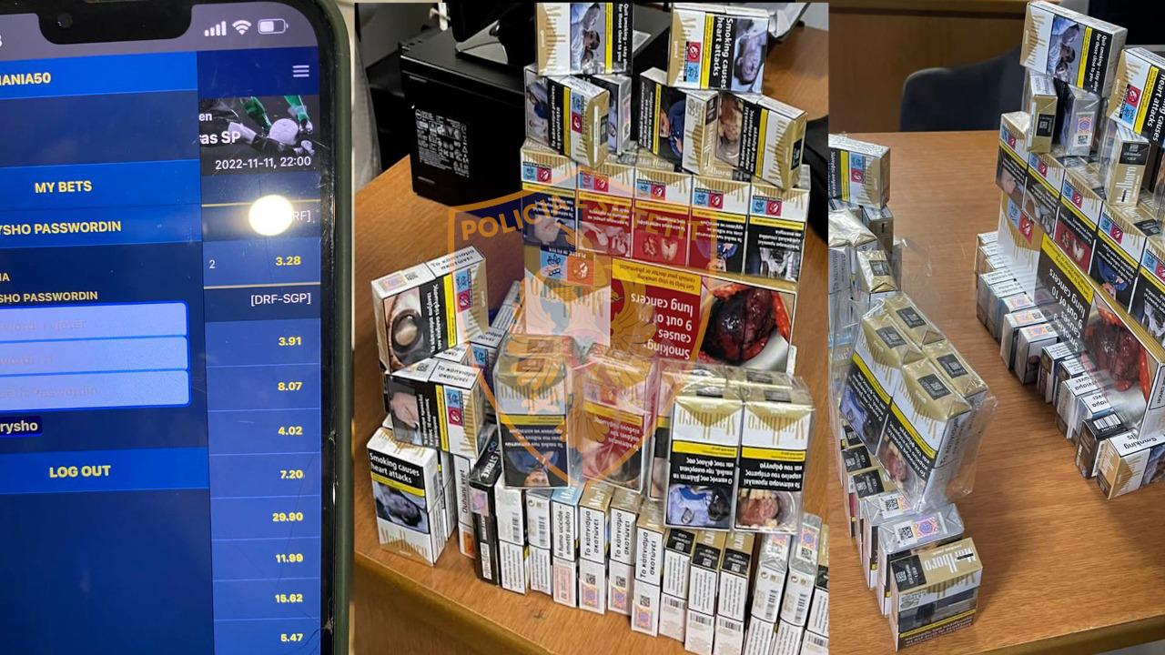 Kapen në Tiranë steka me cigare kontrabandë, 1 në pranga