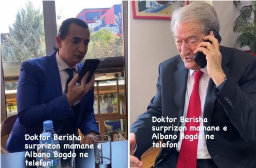 VIDEO/ Telefonata e Berishës me nënën e aktorit Albano Bogdo