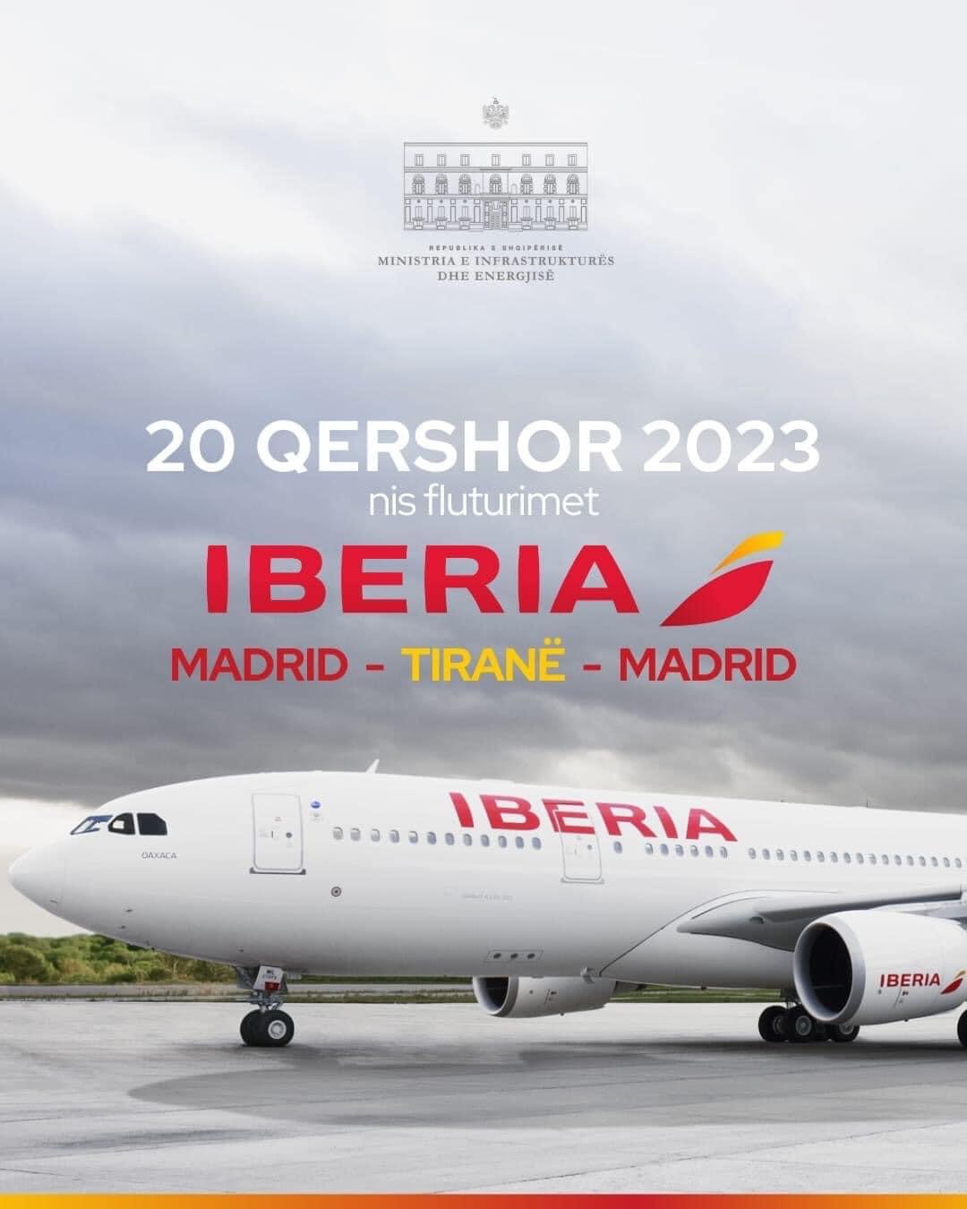 Së shpejti fluturimet direkte Madrid-Tiranë-Madrid