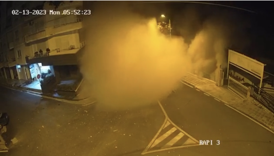 VIDEO/ Momenti i shpërthimi të hotel Bizantin në Sarandë