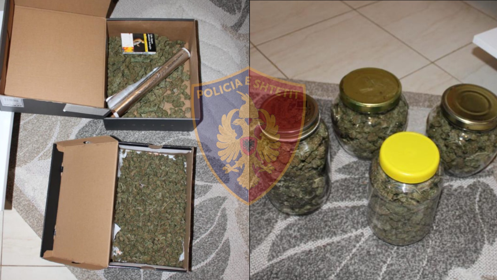 VLORË/ Kanabis dhe para në xhepa dhe në shtëpi, vihet në pranga 50 vjeçari