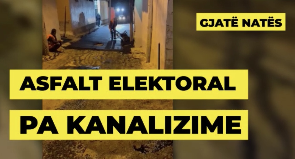 “Asfalti elektoral i Veliajt”, anëtari i Kryesisë Muçollari: Bëhet për të mashtruar qytetarët sa për zgjedhjet lokale