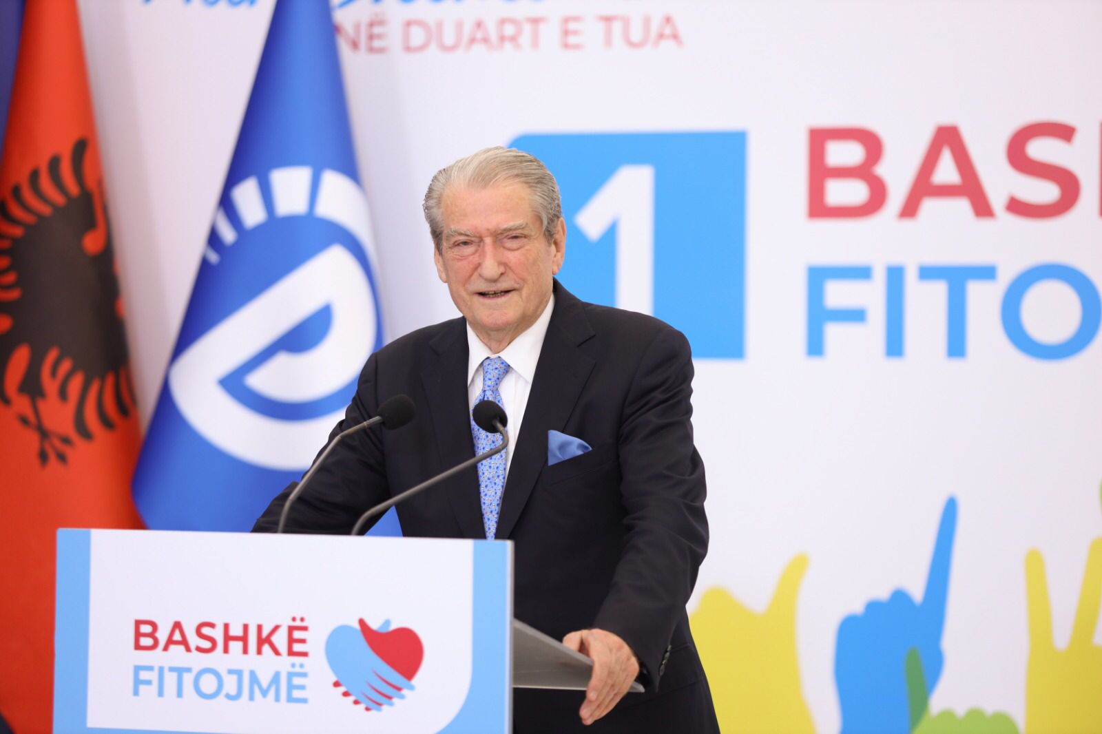 Deklarata e parë e Berishës pas mbylljes së votimeve: Ditë historike! Pjesëmarrja është nga më të denjat