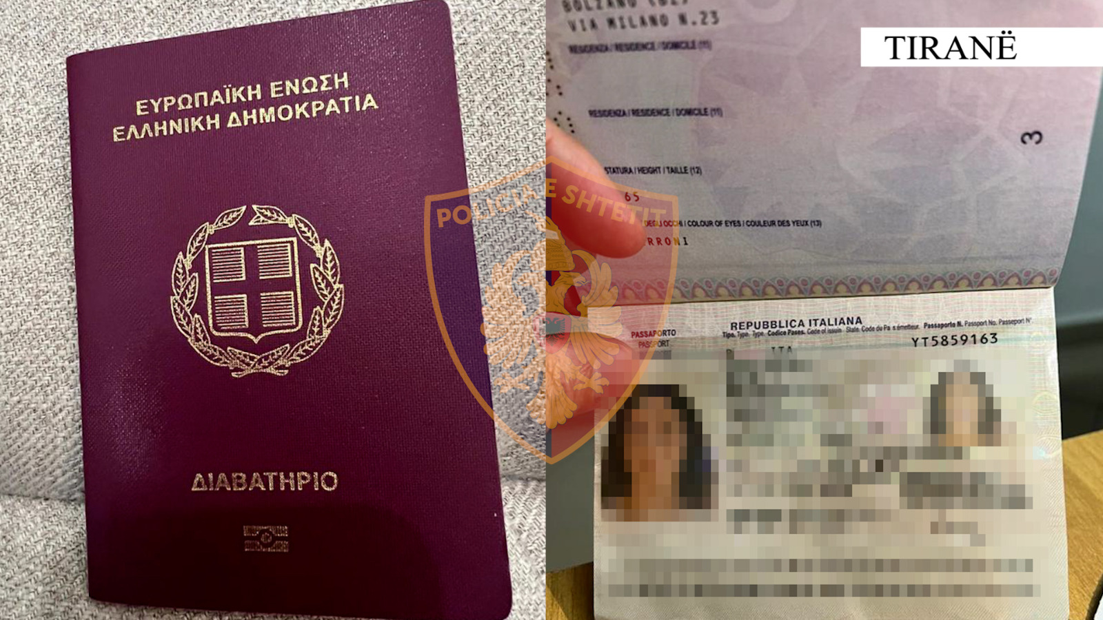 ‘Dyqan’ në Tiranë për dokumenta te shteteve të tjera. 3 në pranga