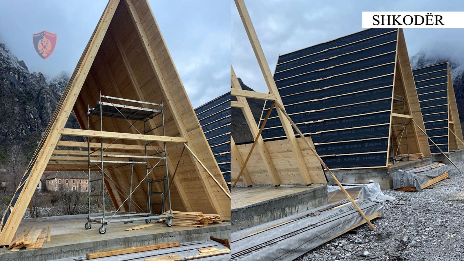 Theth, ndërtoi në tokë publike kabina hotelerie por ka një problem