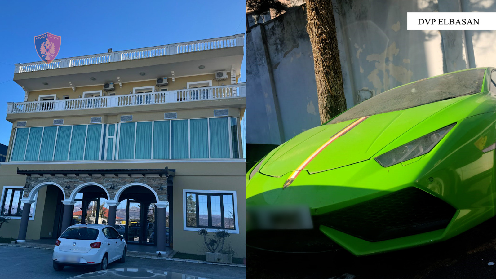 Sekuestrohen pasuri prej 550 mijë eurosh në Elbasan, hotel e Lamborghini