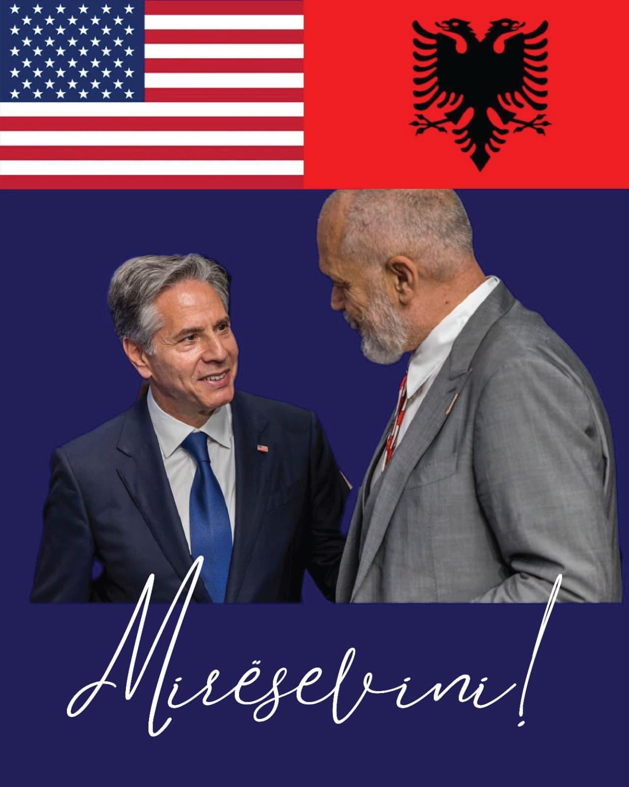 Rama, mesazhin për vizitën e Blinken e shkruan me ‘chat gpt’ ?