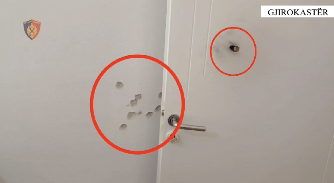 GJIROKASTËR/ Qëlloi me çifte në derën e shtëpisë, policia shpëton nga drama dy palët