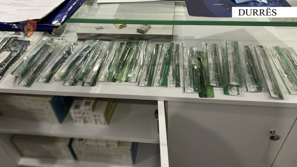 DURRËS/ Kapen implante dentare kontrabandë në vlerë mijëra euro