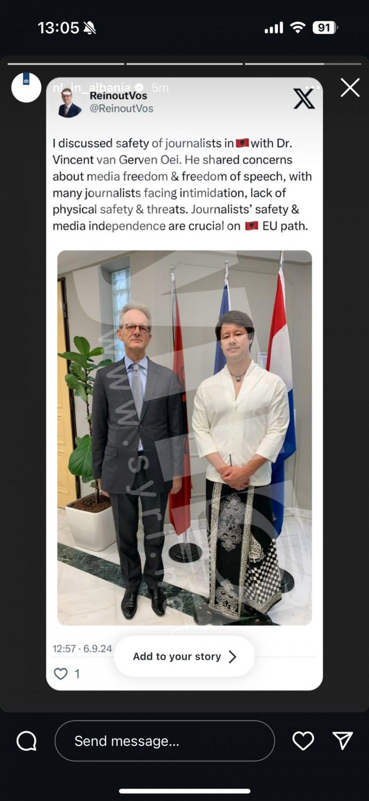 Ambasada holandeze ndeshet me lobin e Veliajt, kërcënuan aktivistin nga Hollanda. Historia e përplasjes pas ‘pastrimit’ që bën Harabel