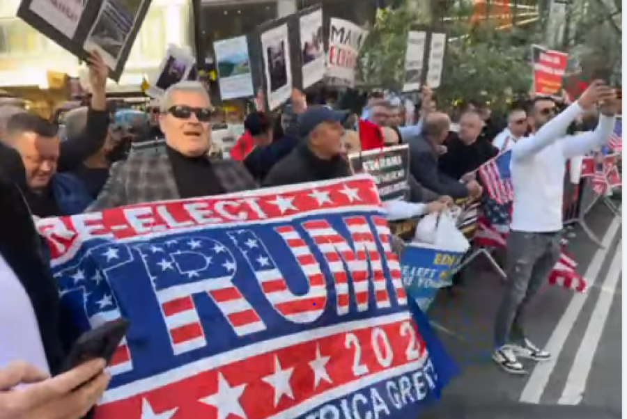 Rama pritet me protesta në New York, i thërrasin ‘hajdut’