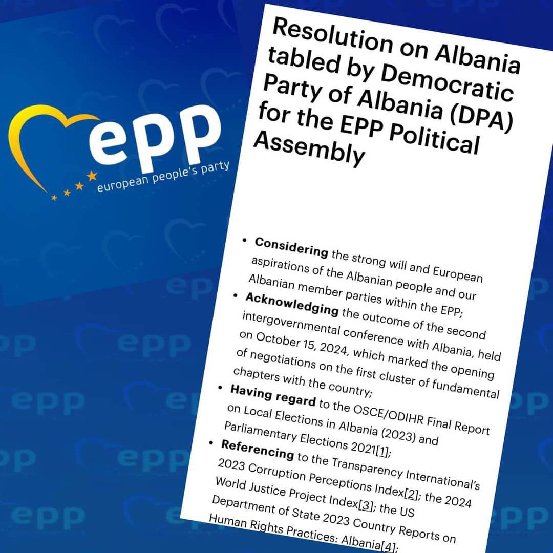 Miratohet rezoluta e dytë brenda një jave me qëndrim politik të qendrës së djathtë, EPP: Shteti shqiptar i kapur nga krimi